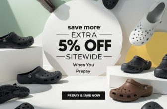 Crocs Prepaid Offer: Extra 5% OFF on Every Order