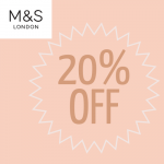 Marks & Spencer -Flat 20% OFF on selected items