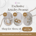 Caratlane – Shop for 4L & Above & Get 25% Off