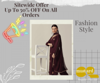 Mustard fashion Sitewide Offer - Up To 50% OFF On All Orders