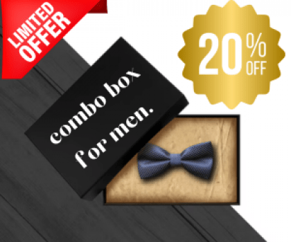 Up to 20% off on combo box for men.