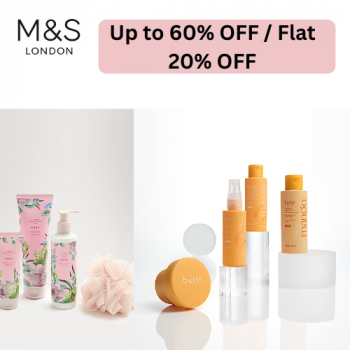 Marks & Spencer-Beauty Products – Up to 60% OFF / Flat 20% OFF