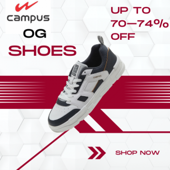 Up to 70–74% OFF on Campus OG & special collection
