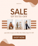 Pipa bella Coupons & Offers Best Sellers Upto 75% OFF