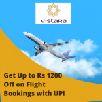 Get Up to Rs 1200 Off on Flight Bookings with UPI