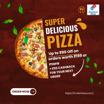 Up to ₹80 Off on orders worth ₹199 or more