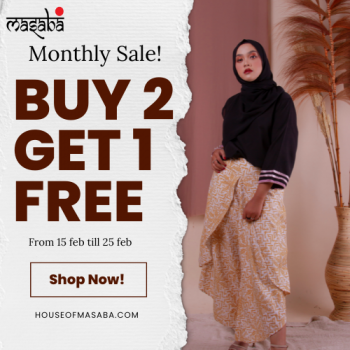 House of masaba Buy any 2 products Get 1 free!