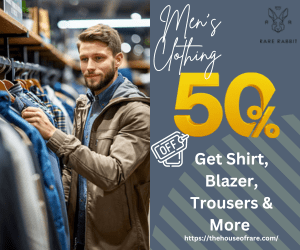 Save 50% on Men’s Clothing | The House of Rare coupon code