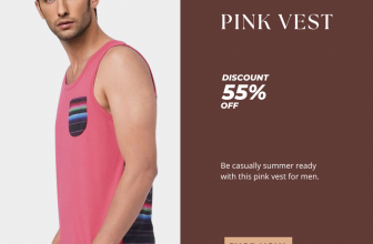 Fresh Deal: 55% Off Pink Vest at Jack and Jones