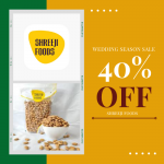 shreeji foods-Wedding Season Sale is Live – Flat 40% Off on Top Picks!