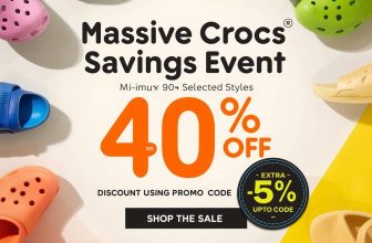Women’s Crocs Sale: 40% OFF + Extra 5% at Checkout