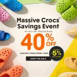 Crocs – Massive Crocs Sale: 40% OFF Selected Styles + Extra 5%