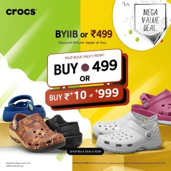 Crocs – BUY 4@499 OR BUY 10@999 | DISCOUNT CHECKOUT