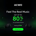 AcWO True Wireless Earbuds – Get Up to 80% OFF | Starting at ₹999