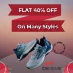 Campus shoes - Flat 40% OFF