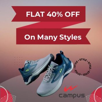 Campus shoes - Flat 40% OFF