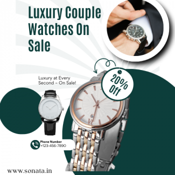 Sonata Couple Watches – Upto 20% Off + Extra 10% Off On Rs.999 On Pair Watches