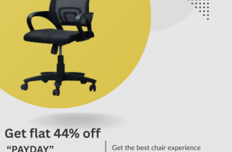 White Grey Wooden Chair Instagram Post