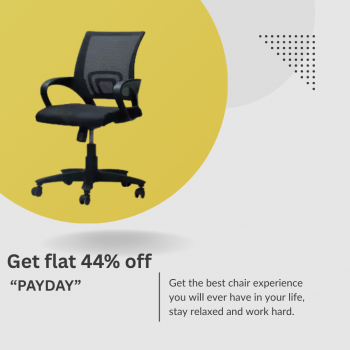 White Grey Wooden Chair Instagram Post