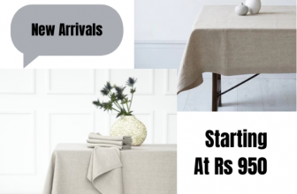 love for white new Arrivals Table Linen Starting At Rs 950