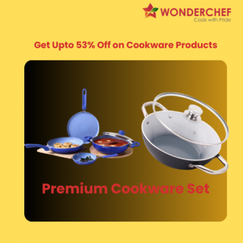 Get Upto 53% Off on Cookware Products