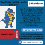 Hostgator WordPress Hosting - Up To 80% OFF