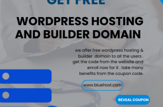 Bluehost- Free Wordpress & builder Domain