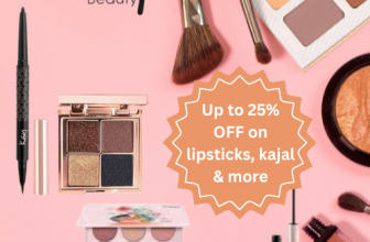 Kay beauty upto 25% off on lipsticks and kajal