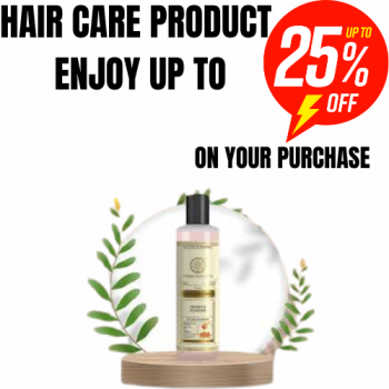 Khadi Natural Hair Care Products โ Enjoy Up to 25% OFF on Your Purchases