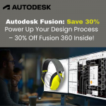 30% Off Autodesk Fusion – Design Smarter, Save Bigger!