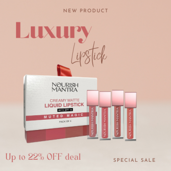 Nourish Mantra-Lipstick Combo: Up to 22% OFFdeal