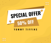 Yummy tiffins - Coupon code for 10% off🤓
