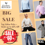 Global Republic Mega Sale – Upto 60% Off on Selected Styles
