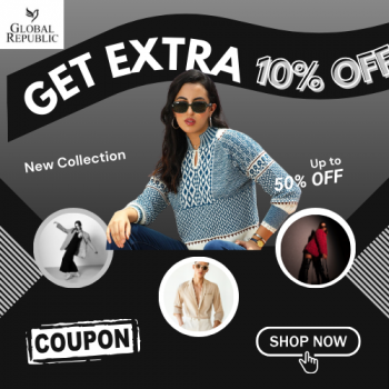 Global Republic Coupon Code: Get Extra 10% Off on Your Order