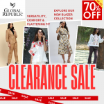 Global Republic Clearance Sale: Up to 70% Off Fashion Deals