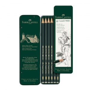 Faber-Castell Castell 9000 graphite pencil set – premium art