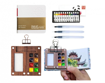 DIANZHU Pocket Artist Watercolor Travel Set Upto 50% OFF Coupon Code & Updated Discount List On Amazon