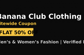 Coupon – Flat 50% OFF