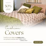 Get Flat 51% OFF On Cushion Covers + Extra 5% OFF