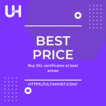 Ultahost Buy SSL certificates at best prices