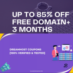 Up To 85% OFF FREE Domain + 3 Months FREE + Additional 10% OFF