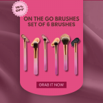 Typsy Beauty Flash Sale - SET OF 6 BRUSHES & 15% off extra