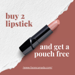 Buy 2 Lipsticks on Faces Canada and Snag a Free Pouch Worth ₹999