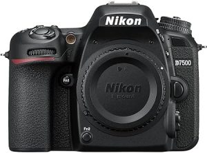 Nikon D7500 DX-Format Digital SLR Body 20.9 MP with 16 GB Capacity (Black)
