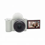 Sony Alpha ZV-E10M2K 26 MP Interchangeable Lens Mirrorless Vlog Camera for Creators (16-50mm Power Zoom Lens) | APS-C Sensor | 4K 60p with 10bit 4:2:2 Recording - (White)