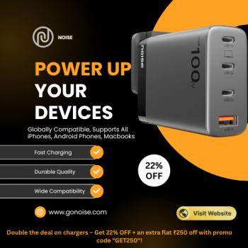 gonoise - Get 22% OFF + an extra flat ₹250 off with promo code
