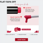 WOW-India's 1st Lip Duo Balm + Liquid Lipstick 2-in-1 | All Day Tinted Moisturized Lips. - Red Reign