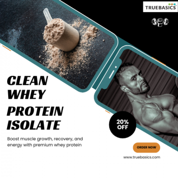 Clean raw whey isolate protein powder for lean muscle growth, fast recovery, and daily protein intake