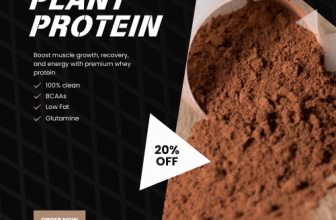 Clean plant protein powder made from plant-based ingredients for muscle recovery and daily protein nutrition