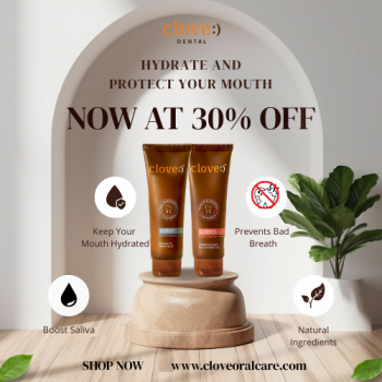 Clove Oral Care – Get 30% OFF On Clove Hydrate & Protect Combo